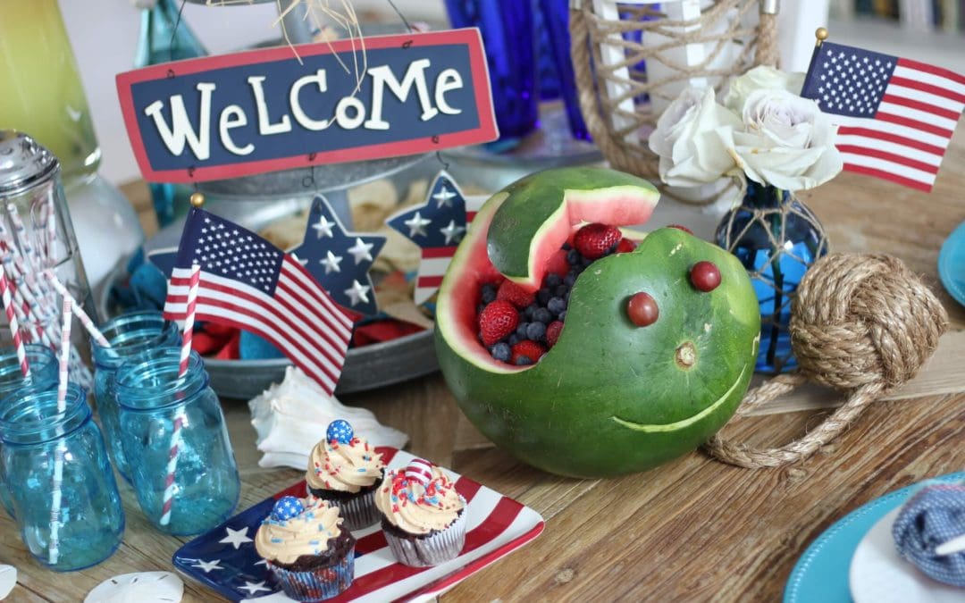 Fourth of July Party Celebration and Decorations